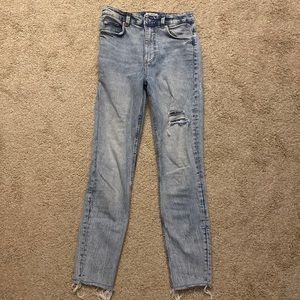 Zara Distressed Denim Jenas